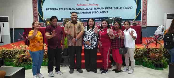 Kecamatan Sibolangit Adakan Pelatihan Sosialisasi Rumah Desa Sehat di Parapat