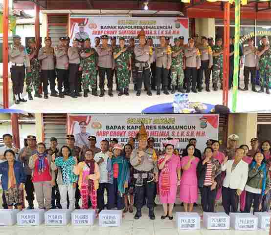 Kapolres Simalungun AKBP Choky Sentosa Meliala Gelar Kunjungan Kerja dan Tatap Muka di Polsek Purba, Tekankan Sinergitas dan Pemberantasan Narkoba