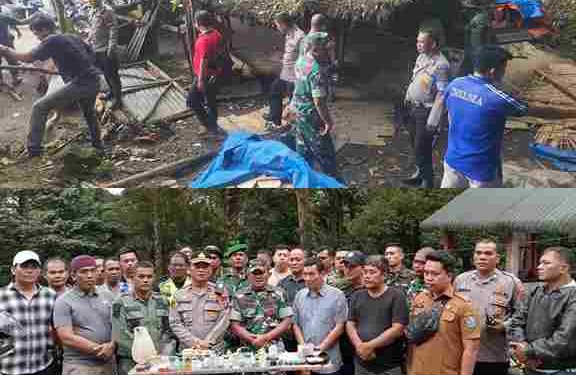 Menindaklanjuti Laporan Masyarakat Polsek Pancur Batu Gerak Cepat Gerebek Perjudiaan dan Sarang Narkoba di Kecamatan Sibolangit