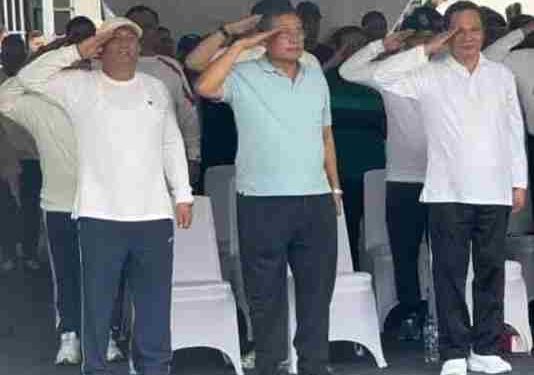 Bupati dan Wabup Dairi Terpilih Ikuti Gladi di Monas Bersama 480 Kepala Daerah Terpilih Lainnya