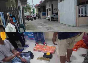 Rumah Mantan TNI-AL Digerebek, Satres Narkoba Temukan 10 Bungkus Diduga Sabu dan Ratusan Peluru