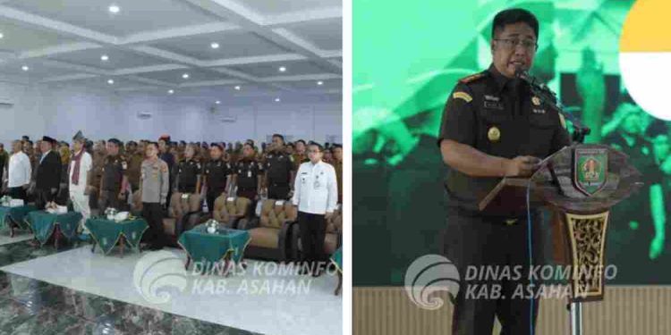 Dihadiri Komisi III DPR-RI dan Bupati Asahan, Kejari Sosialisasi Launching Program Jaksa Garda Desa