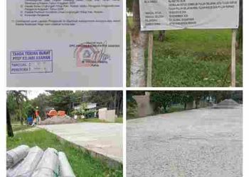 Proyek Total Los Jalan Lingkar Berbiaya Rp.998 Juta Resmi Dilaporkan di Kejari Asahan