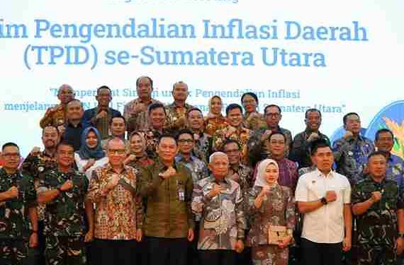 Wakil Bupati Pakpak Bharat Hadiri HLM TPID Sumatera Utara
