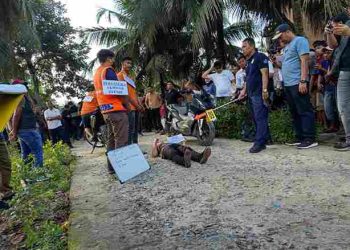 Adegan ke 9 dan 10 Pra Rekontruksi Kematian Siswa SMA Swasta di Kisaran Diduga Dianiaya Secara Tragis, Garda Masura Sebut Kapolres dan Kasi Humas Obstruction Of Justice