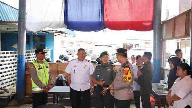 Cek Pos Pengamanan Jelang Lebaran, Bupati Dairi: Walau Ditengah Keterbatasan Anggaran, Mari Tetap Semangat Melayani