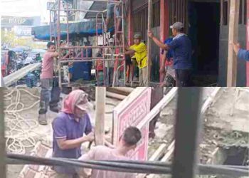 Pembangunan Pagar Eks Pasar Kisaran Diduga Tanpa PBG, Kemamka Minta Bupati Copot Kadis PUTR Asahan