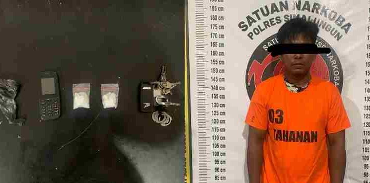 Pria Pengedar Sabu Diringkus Polsek Bosar Maligas Barang Bukti 10,28 Gram Sabu Disita