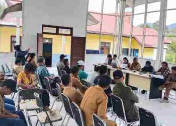 Desa Binangan Boang Penanggalan Adakan Musyawarah Tentang Pengelolaan Dana Desa dan Ketahanan Pangan