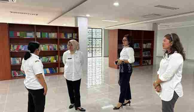 Kadis Perpustakaan dan Arsip Provinsi Sumatera Utara Kunjungi Gedung Perpustakaan Daerah Pakpak Bharat
