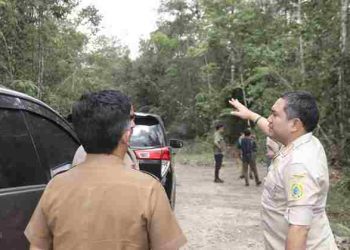 Jalan Penghubung Pakpak Bharat- Samosir Ditinjau Langsung Bupati Pakpak Bharat