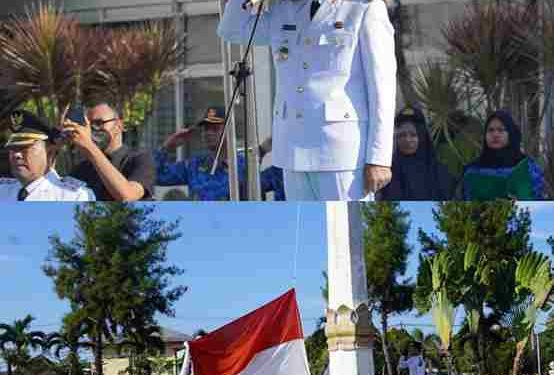 Wali Kota Tebing Tinggi Pimpin Upacara Peringatan Hari Otonomi Daerah ke-XXIX Tahun 2025