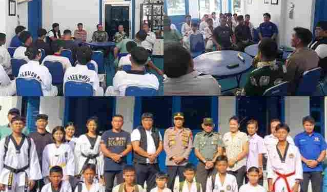 Muspika Plus Kecamatan Pancur Batu Lepas 16 Atlet Taekwondo Ikuti Kejuaraan Piala Gubernur Sumut