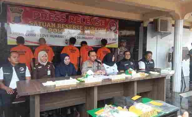 Polres Ungkap 3 Kasus Peredaran Narkotika, Satu Tersangka Pengedar 1 Kg Kokain Terancam Hukuman Seumur Hidup dan Mati
