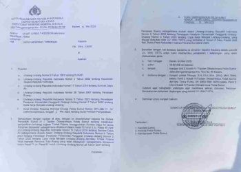 Pemanfaatan Sumber Daya Air dan Tata Ruang Diduga Tanpa Izin, Ditreskrimsus Polda Panggil Pengusaha Air Minum CV. Wiki Tirta