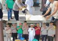 Bravo Polsek Tanah Jawa Berbagi Kurban dan Sembako ke Pondok Pesantren Jelang Idul Adha 1446 H