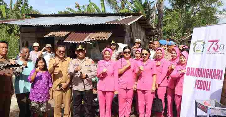 Jasmasudin Sinaga dan Ibu Mahdalina Damanik Pasangan Lansia, Dibalik Seragam Polres Simalungun Hadir Menjawab Harapan Rakyat Lewat Bedah Rumah