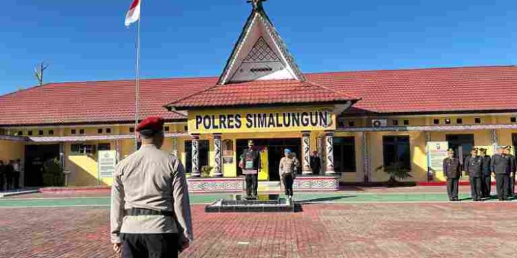 Polres Simalungun Gelar Upacara Khidmat Peringati Hari Lahir Pancasila, Perkuat Komitmen Pancasilais di Tubuh Polri