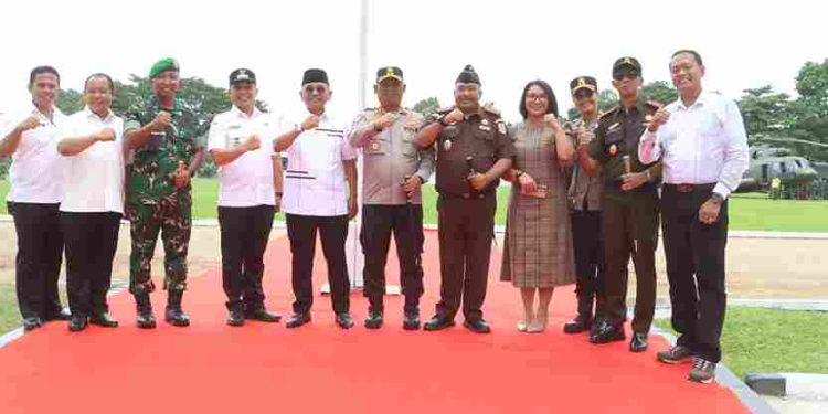 Kapolres Simalungun Sambut Kunjungan Kerja Kepala Staf TNI AD Dalam Upaya Penguatan Sinergi TNI-Polri