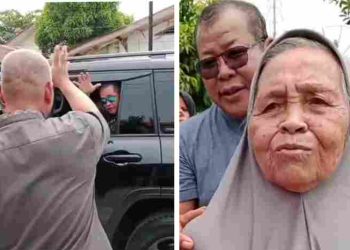 Momen Haru Jenderal TNI Maruli Simanjuntak Bersama Isteri Sambangi Rumah Namboru di Kisaran Usai Tutup TMMD Asahan