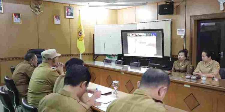 Bupati Dairi Ikuti Rakor Pengendalian Inflasi Daerah Pekan Ketiga Juni 2025