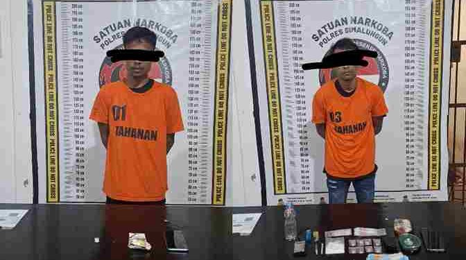 Tidak Mengenal Lelah, Sat Narkoba Polres Simalungun Berhasil Bongkar Jaringan Sabu 17,93 Gram, Dua Tersangka Diringkus