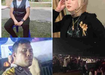 Polsek Perdagangan Lakukan Pengamanan Kedatangan Dua Artis di Lapangan Stadion Perdagangan