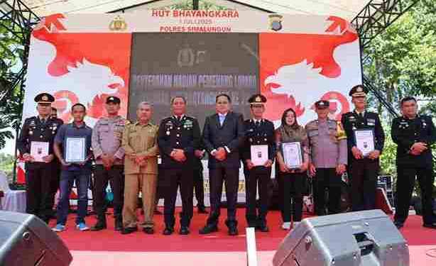 Semangat Kompetisi Membangun Kamtibmas, Polsek Serbalawan Raih Juara Utama Lomba Siskamling Hari Bhayangkara ke-79