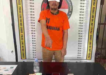 Kerja Keras Kolaborasi Polsek Bangun dan Sat Narkoba Polres Simalungun Amankan Pengedar Sabu 5,23 gr