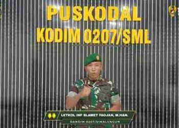 Dandim Berikan Dukungan dan Bersinergi Wujudkan Zona Integritas di Lingkungan Polres Simalungun