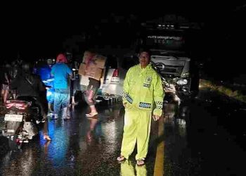 Respons Cepat Kanit Gakkum Ipda Winokto Silitonga Tangani Kecelakaan Maut di Simalungun, Dua Nyawa Melayang