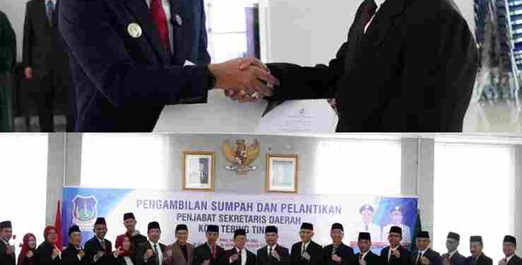 Wali Kota Tebing Tinggi Lantik Muhammad Syah Irwan Sebagai Penjabat Sekretaris Daerah, Tekankan Amanah dan Integritas