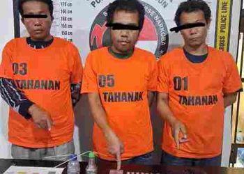 3 Pria Memiliki Sabu 6,58 Gram, Diringkus Sat Narkoba Polres Simalungun