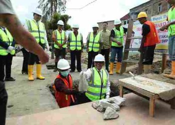 Pemkab Pakpak Bharat Memulai Pembangunan Ruang Kelas Baru di SMP Negeri 1 Salak