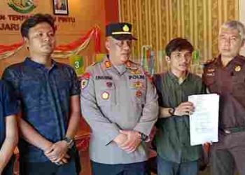 Gelar Unras, DPD AMPD Laporkan Dugaan Korupsi Dinas Kesehatan dan Inspektorat di Kejari Asahan