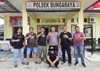 Zulkarnain Sinaga Alias Zul Dibekuk Sat Reskrim Polres Simalungun Pembunuh yang Kabur di Riau, Tidak Ada Tempat Bagi Penjahat