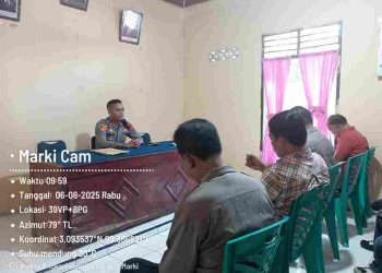 Polsek Bosar Maligas Gencarkan Anev untuk Jaga Kamtibmas dan Ketahanan Pangan di Simalungun