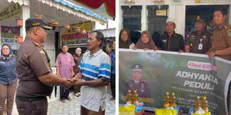 Di Hari Lahir Kejaksaan RI ke-80, Kejari Asahan Gelar Kegiatan Adhyaksa Peduli