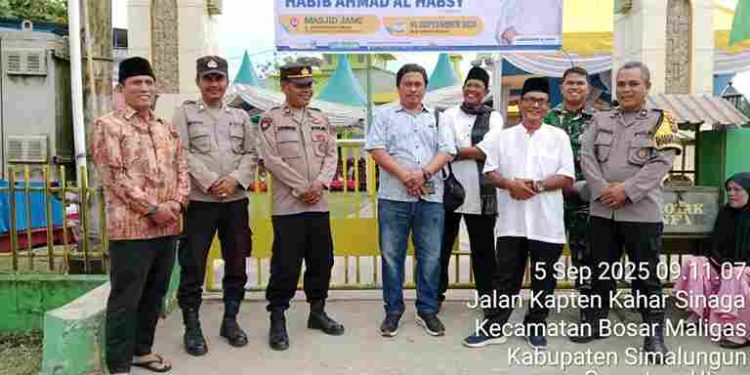Polsek Bosar Maligas Pengamanan Safari Dakwah Maulid Nabi, 500 Jamaah Hadiri Ceramah Habib Ahmad Al Habsyi