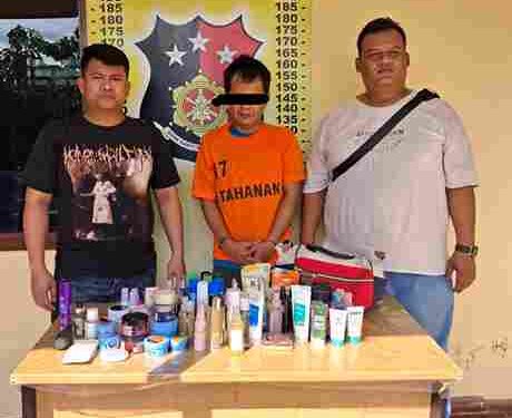 Prengky Erikson Manalu Dibekuk Polsek Perdagangan Pelaku Pencurian Toko Kosmetik Senilai Rp 84 Juta, Satu Tersangka Masih Buron
