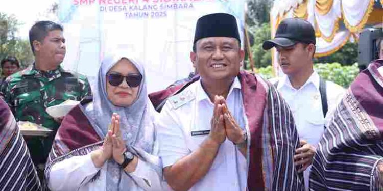 Peletakan Batu Pertama Pembangunan SMPN 4, Akan Akomodir 7 Sekolah Dasar