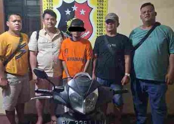 Kerja Keras Kanit Reskrim Polsek Perdagangan Bersama Tim Ringkus Pelaku Penggelapan Motor dan Barang Bukti Diamankan