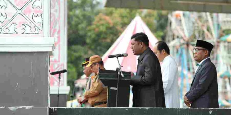 Polres Pakpak Bharat Bersama Pemerintah Apel dan Doa Bersama Untuk Indonesia Damai