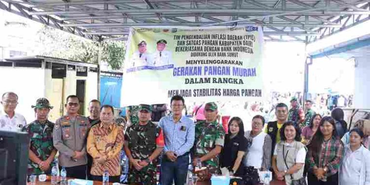 Ikuti Gerakan Pangan Murah se Kecamatan Seluruh Indonesia, Pemkab Dairi Salurkan 2400 Paket Untuk Masyarakat