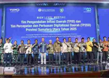 Wakil Bupati Dairi Hadiri High Level Meeting TPID Dan TP2DD, Pemkab Dairi Terima Apresiasi Program Pajak Non Tunai Terbaik
