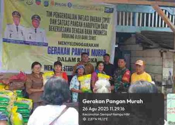 Jaga Ketersediaan Pasokan dan Harga Komoditi Pangan, Pemkab Dairi Gelar Gerakan Pangan Murah