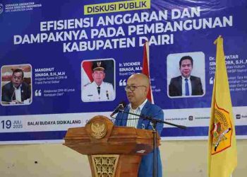 Diskusi Publik Bahas Efisiensi Anggaran, Bupati Ingin Bawa Dairi Jadi Kabupaten Terbaik se Sumut