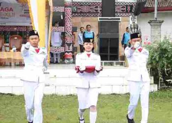 Wahyu Sagala Pimpin Upacara Hari Olahraga Nasional