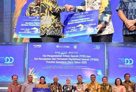 Pemko Tebing Tinggi Raih Penghargaan Apresiasi Pelaksanaan GPM Terbaik Provinsi Sumatera Utara