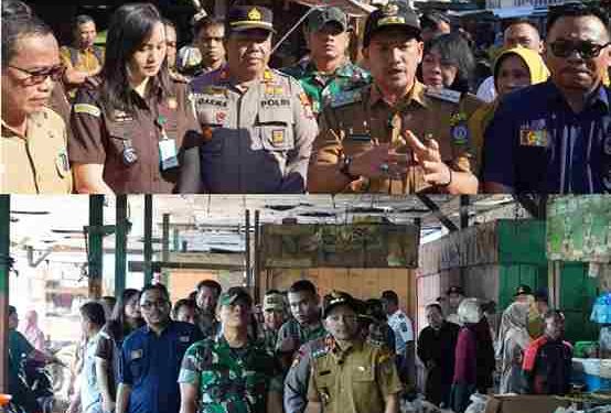 Wali Kota Tebing Tinggi Tinjau Pasar Inpres, Tegaskan Tidak Ada Relokasi Pedagang Pada Pelaksanaan Revitalisasi Pasar